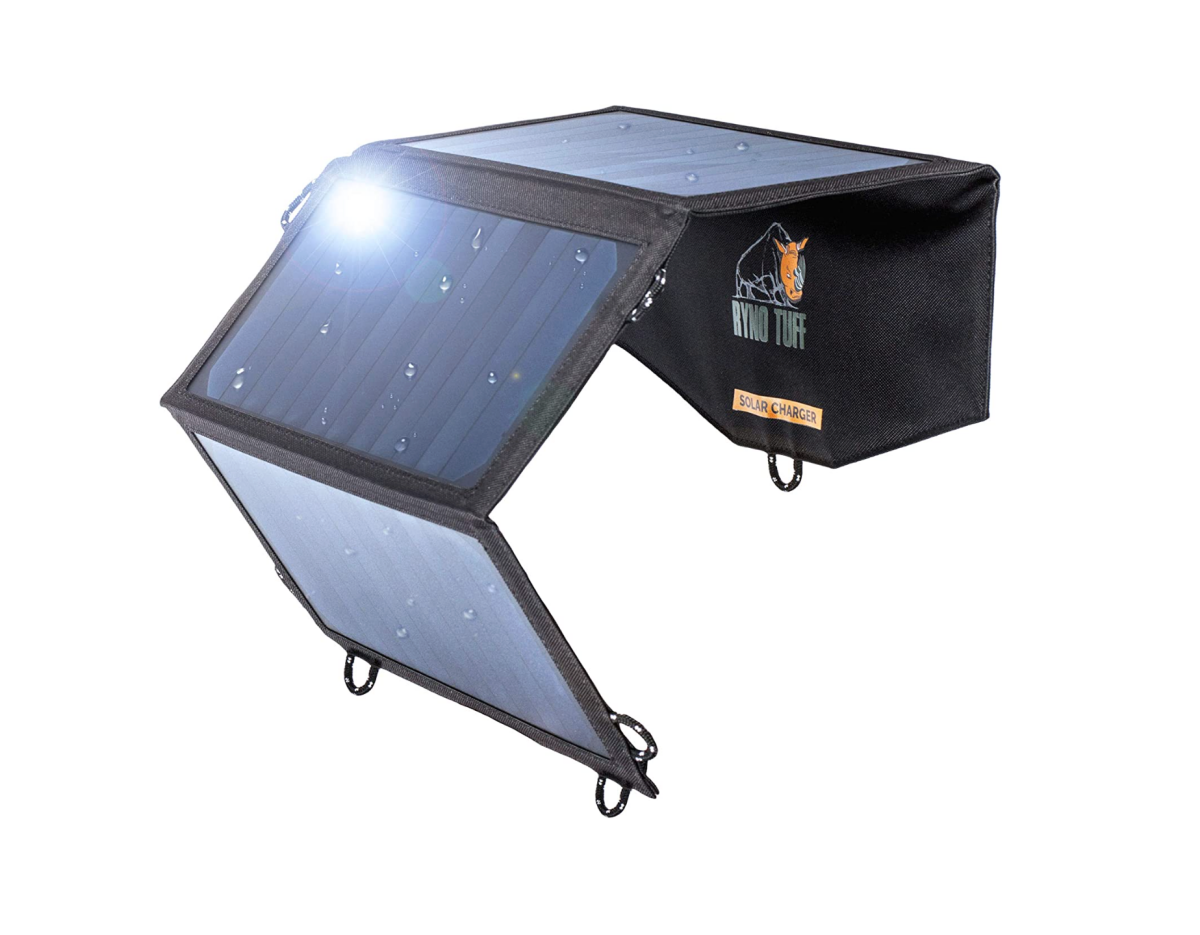 A Ryno Tuff 21W Portable Solar Charger