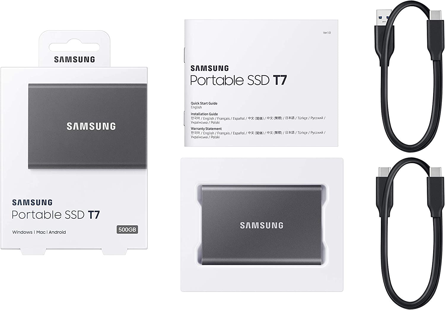 Contenu de SAMSUNG SSD T7