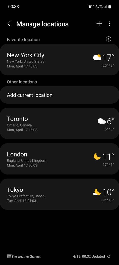 How to Use the Weather App on Your Samsung Phone