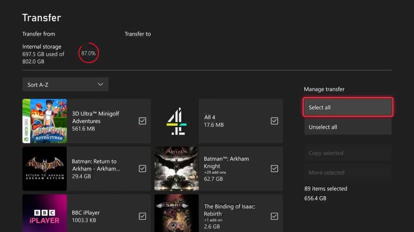 How to Transfer Data Between Two Xbox Series X|S Consoles