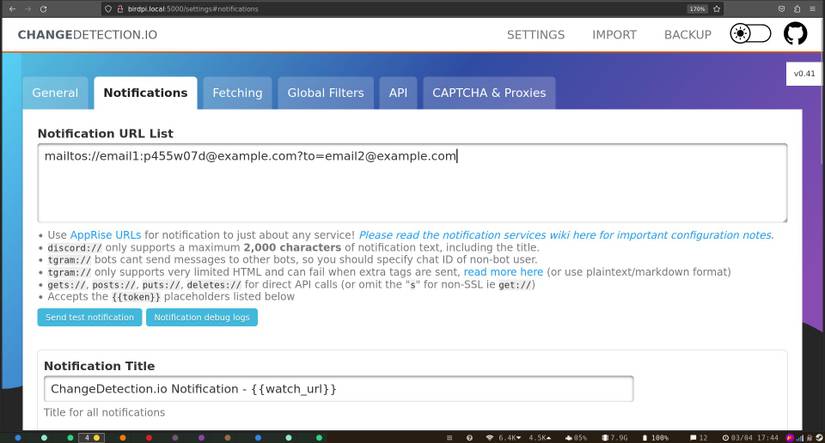 Keep an Eye on Web Page Updates With Changedetection.io on Raspberry Pi