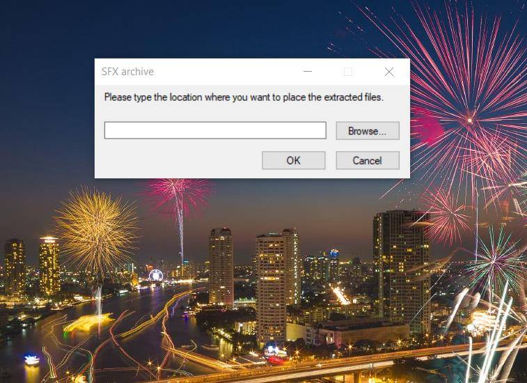 How to Create a Self-Extracting SFX Archive in Windows 11