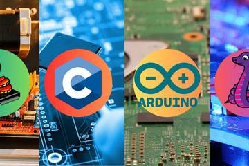 Montage of images representing programming languages