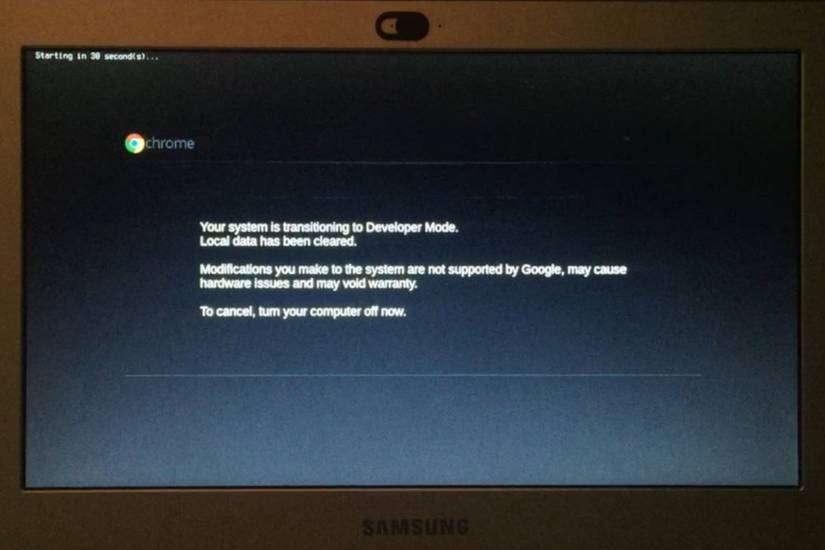 Google Dedede Computer How to Turn On Developer Mode on a Chromebook