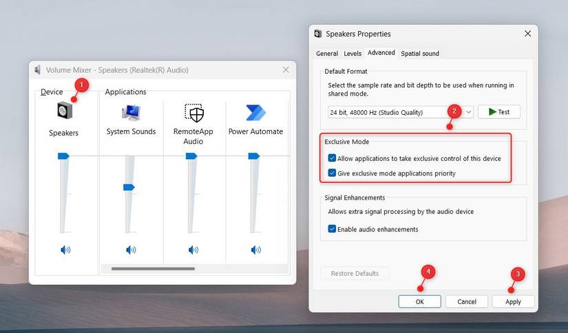 How to Fix Windows Volume Mixer Not Saving Settings on Windows