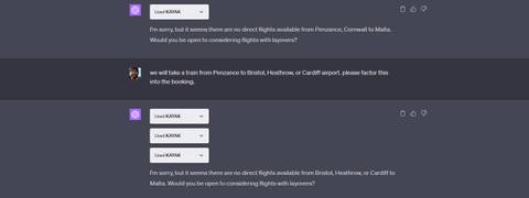 chatgpt plugin planning trip with kayak adding more information