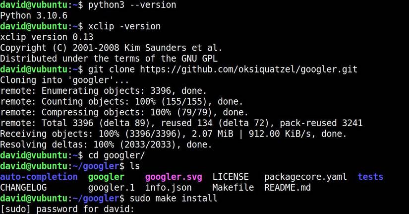 Unix Google How to Search Google From the Linux Terminal With Googler