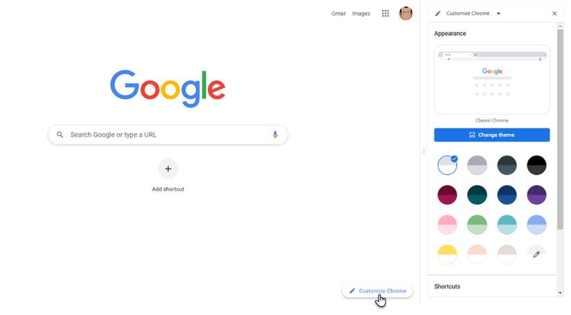 Customize S How to Customize Chrome's Look Directly From the Side Panel
