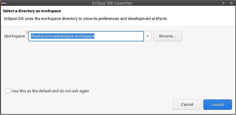 Eclipse IDE launcher