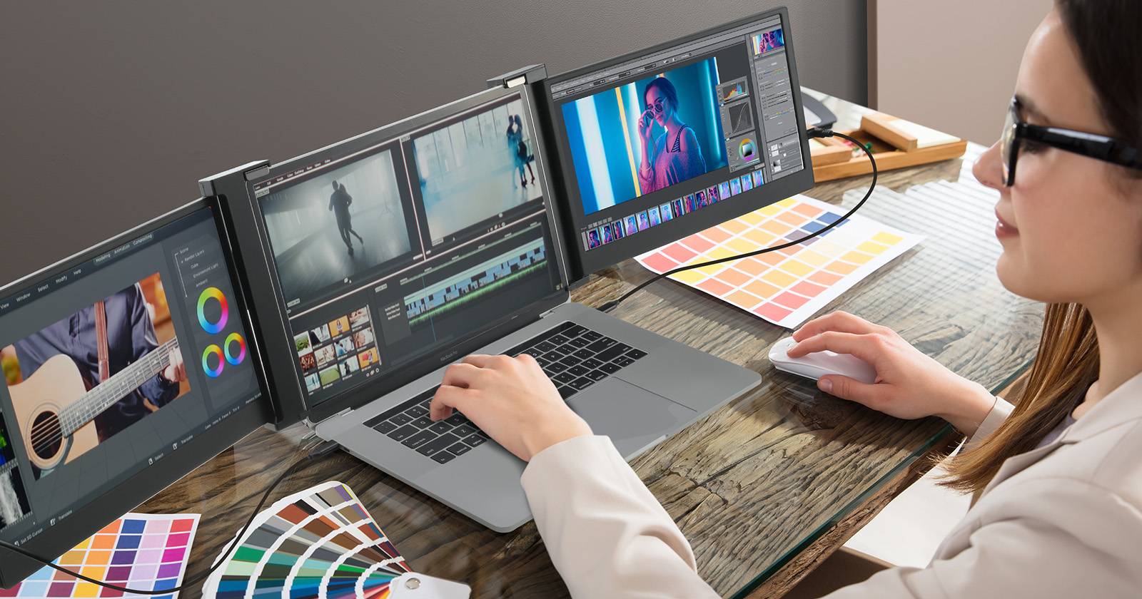 Make Your Laptop Part of a Three-Screen Setup With the FOPO Max 14-Inch ...