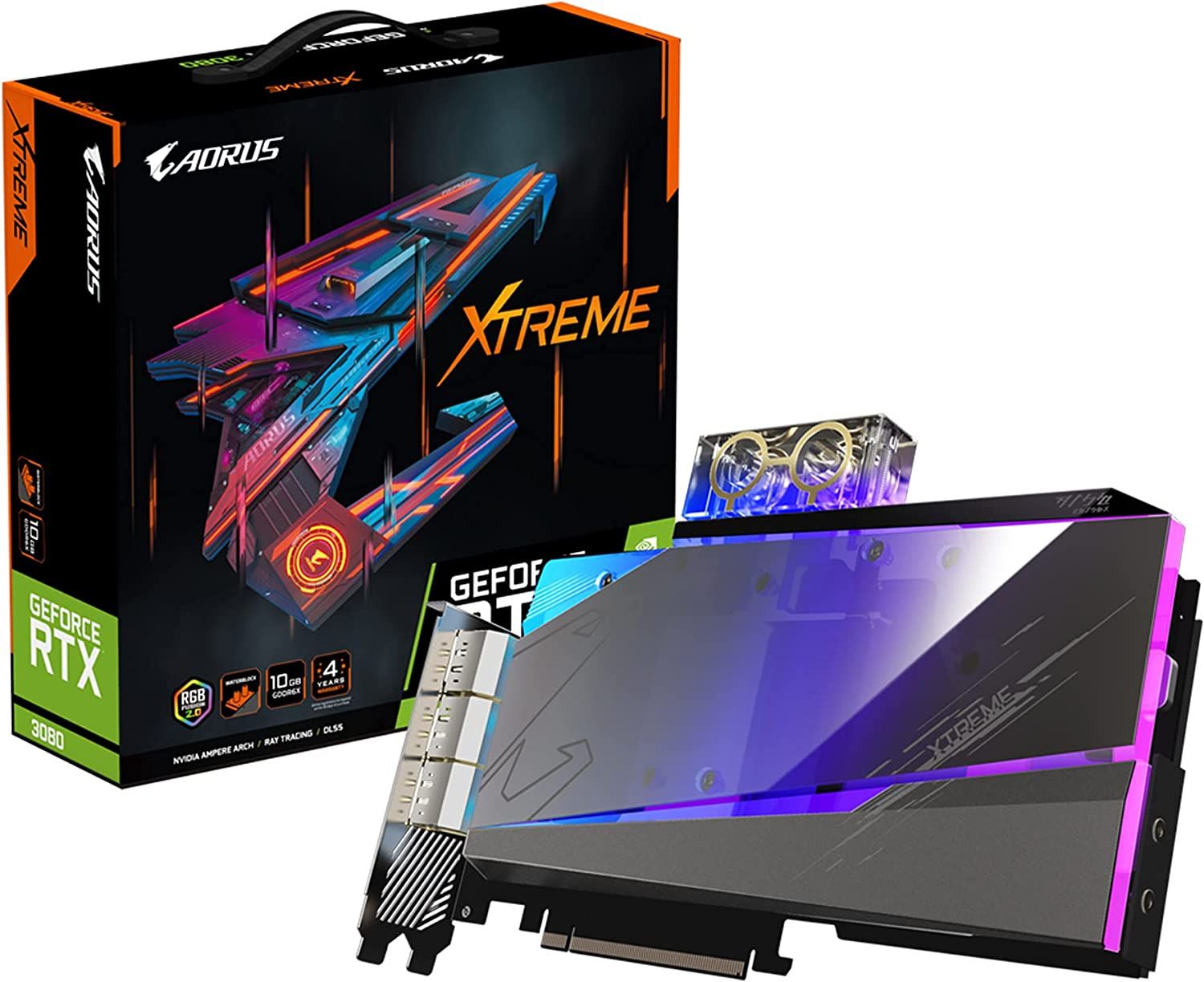 AORUS RTX 3080 Xtreme WATERFORCE گیگابایت