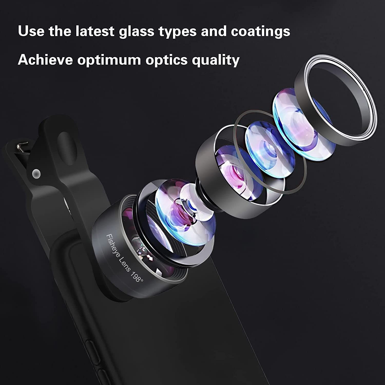 Godefa Phone Camera Lens Kit coating