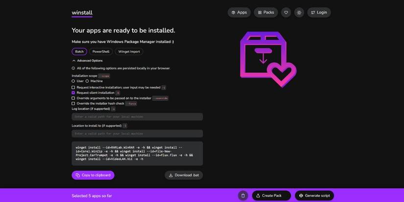 How to Use Winstall to Batch Install Apps in Windows 11