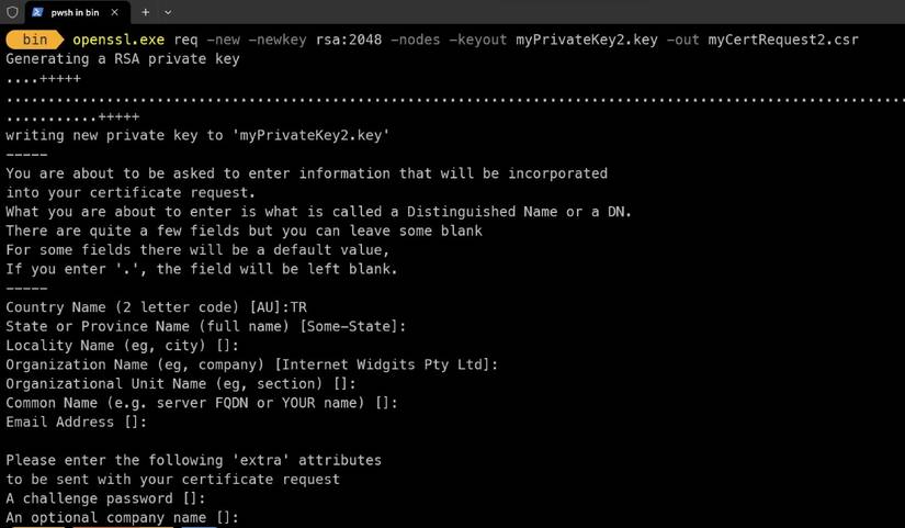 Command Line Generate Rsa How to Create a Self-Signed Certificate With OpenSSL