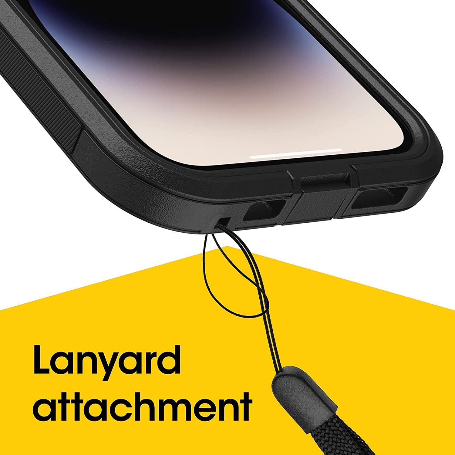 OtterBox DEFENDER XT SERIES for iPhone 14 Pro Max lanyard