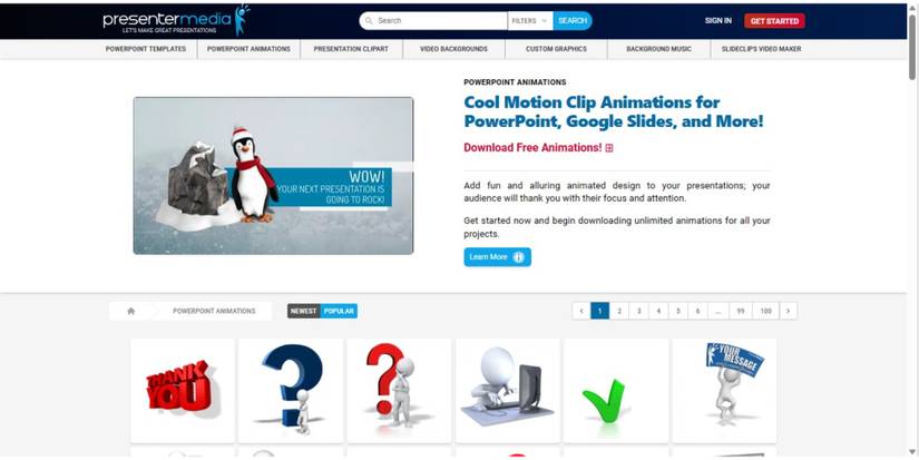 13 Sites for Free Animated PowerPoint Presentation Templates
