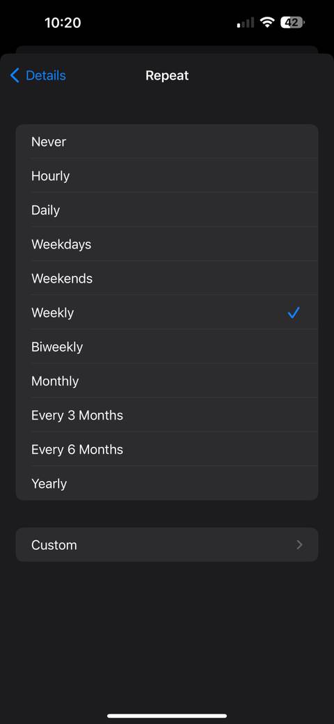 Fast Repeat Setting How to Use Repeating Reminders on an iPhone, iPad, and Mac