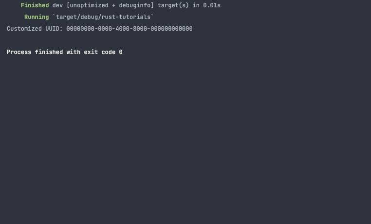 Rust Id Code How to Generate UUIDs in Rust