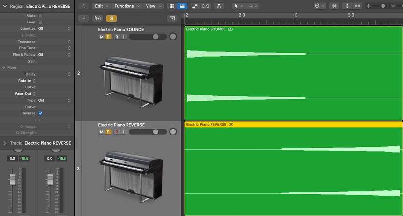 How to Reverse Audio in Logic Pro