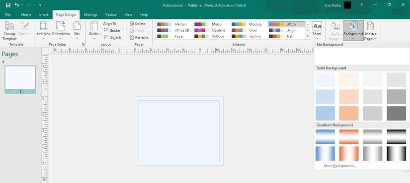 Background Design In Publisher A Beginner’s Guide to Microsoft Publisher