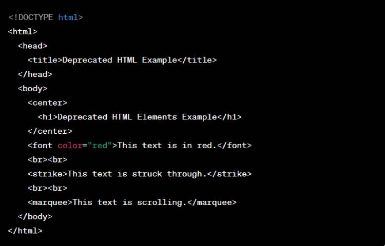 Deprecated Tags 8 Common HTML Mistakes You Should Avoid for Better Web Development