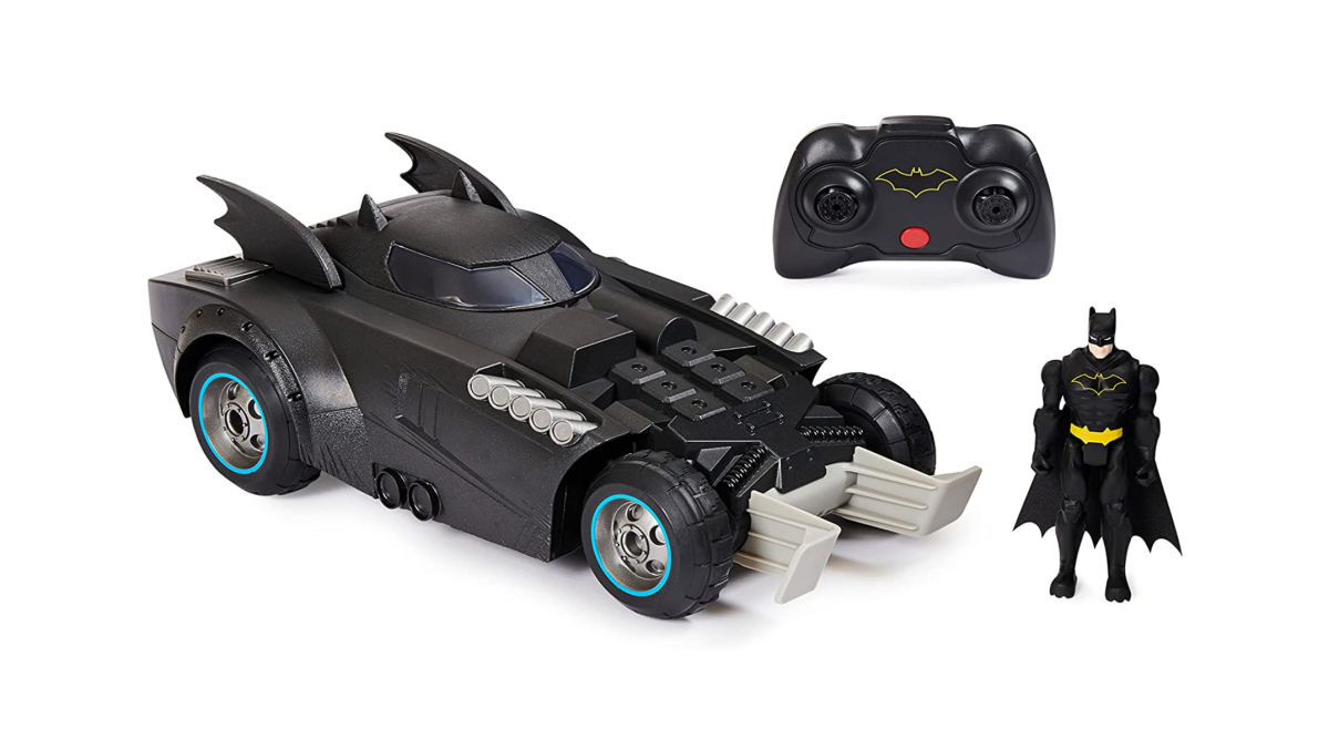 یک Spin Master با فیگور و کنترلر بتمن، Batmobile را راه اندازی و از آن دفاع کنید