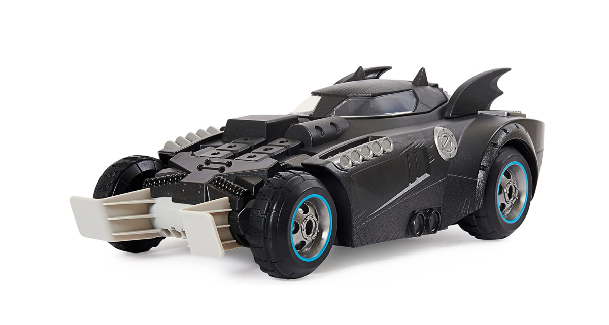 یک Spin Master راه اندازی و دفاع از Batmobile