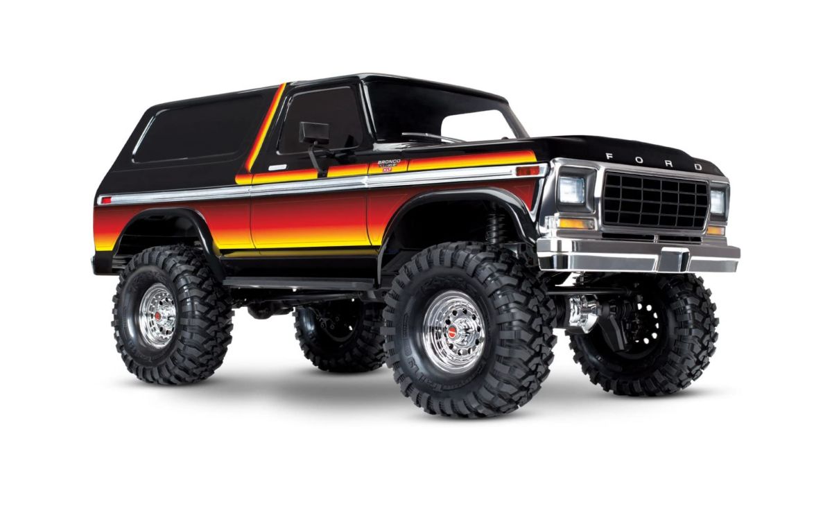 A Traxxas TRX-4 Ford Bronco RC Truck