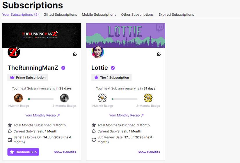 Subscriptions Wednesday How to Manage Your Twitch Subscriptions