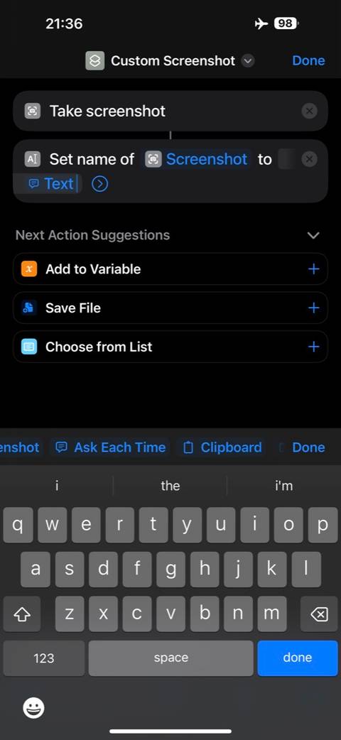 How to Use Custom File Names for Screenshots on an iPhone