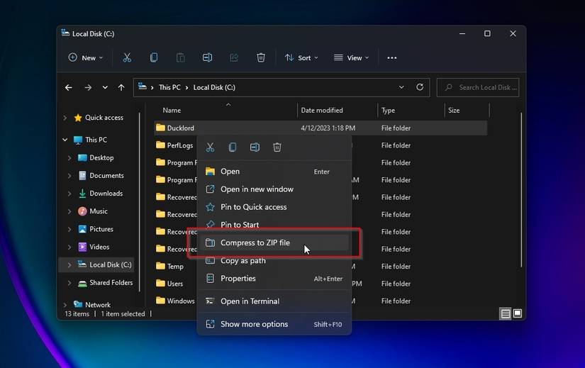 Increase Storage Space on Windows