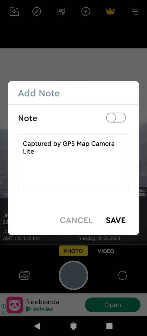 Camera And Notes 5 GPS Camera Apps for Android to Add a Location Watermark to Your Photos
