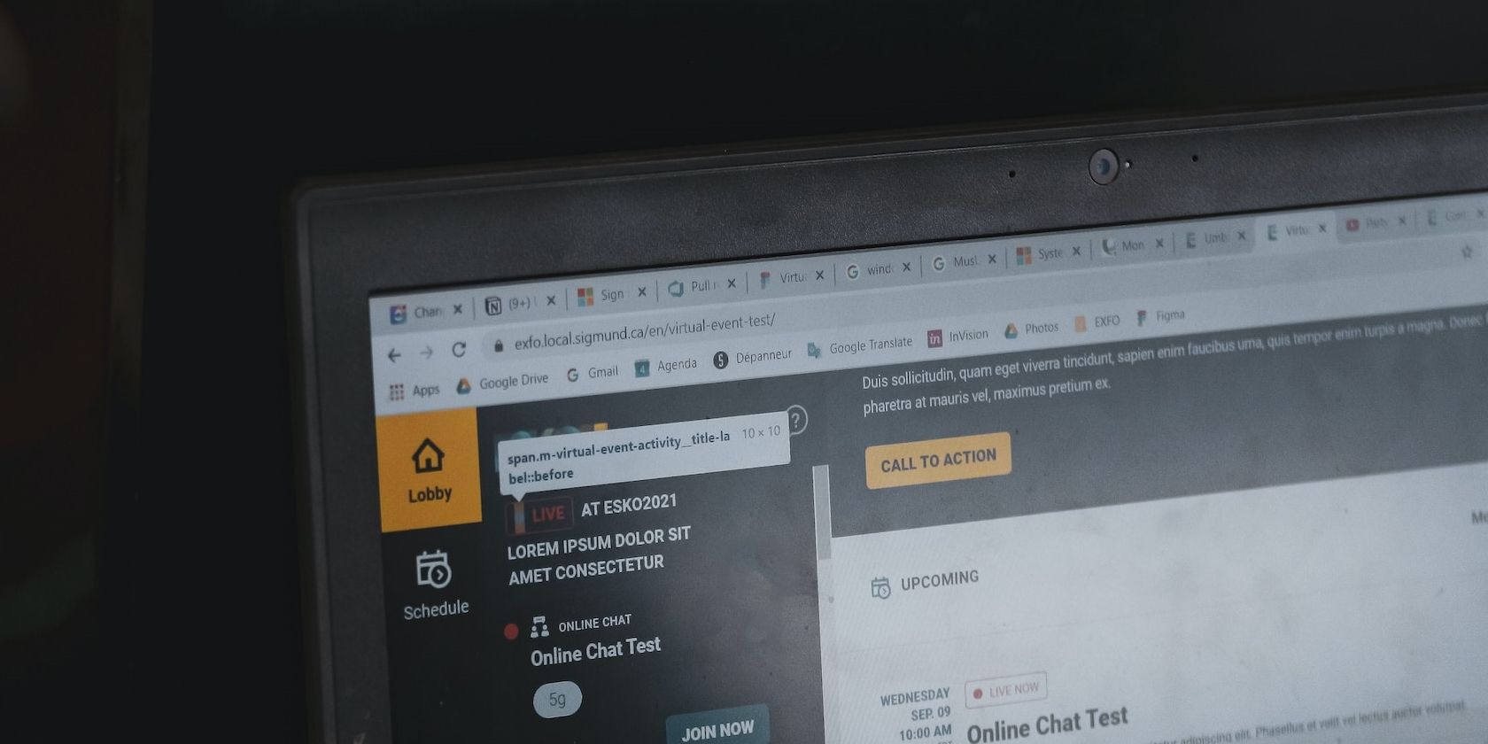 chrome browser tabs open