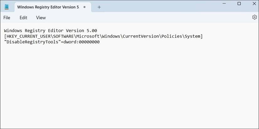 How to Disable or Enable Registry Editor Access in Windows 11