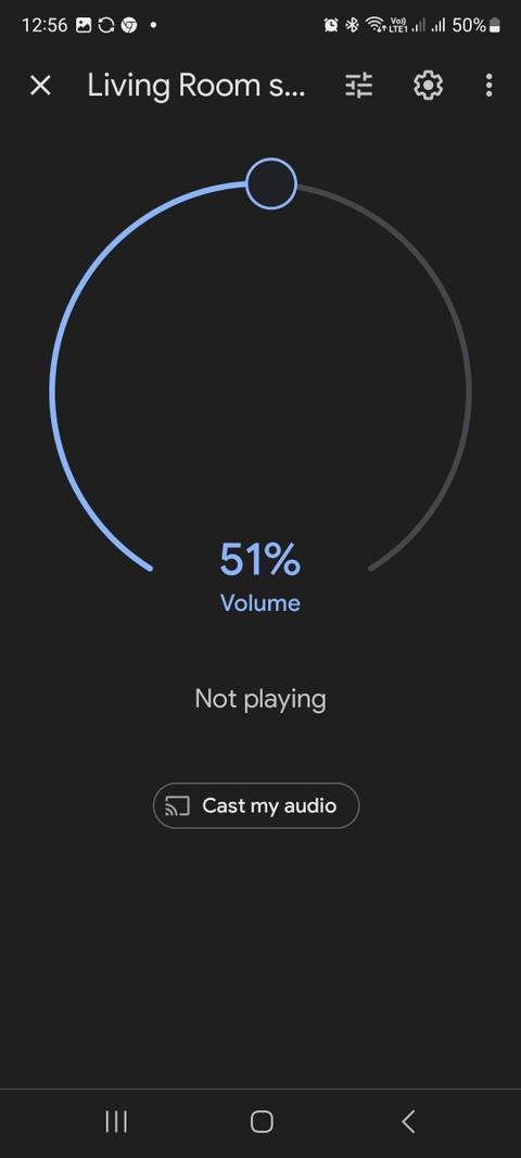 google home device controls in the Home app