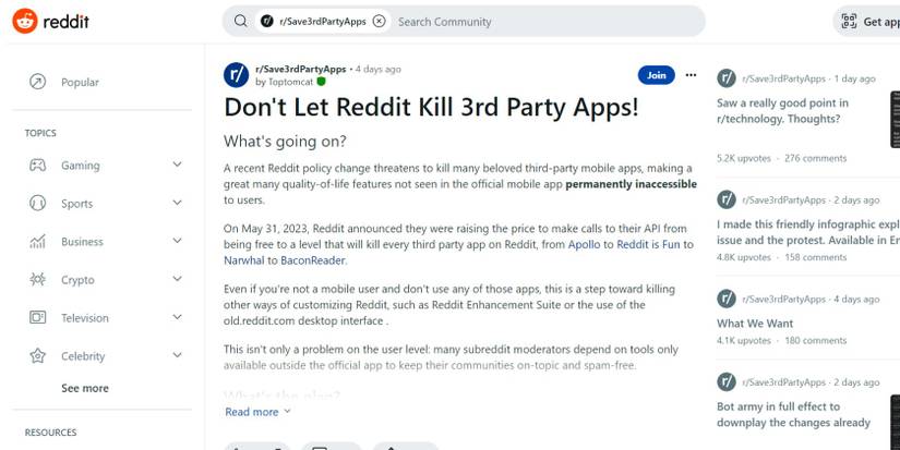 Reddit Loaded Why Some Major Subreddits Are Going Dark for 48 Hours