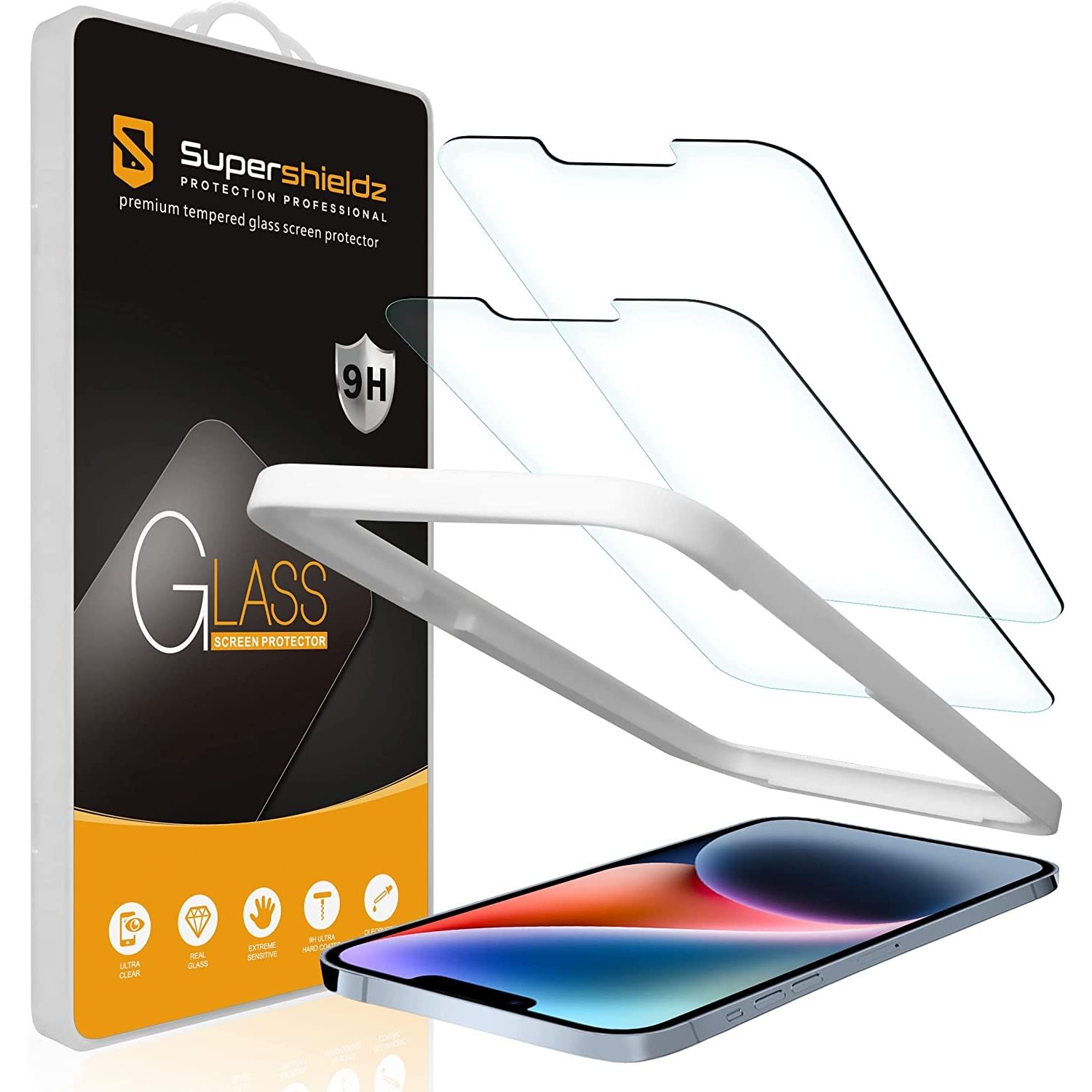 InvisibleShield Glass Privacy ScreenProtector for Apple iPhone 14 Plus/13Pro  Max - Clear