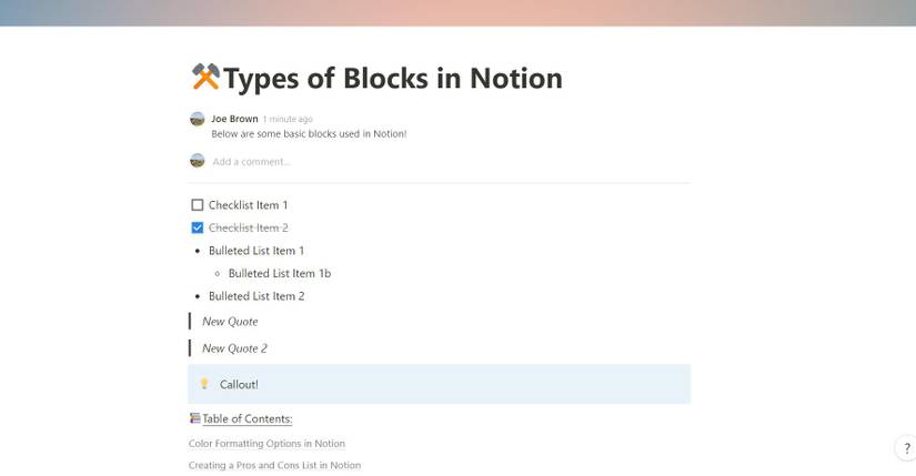Block Based Notes The 6 Best Block-Based Editors for Productive Note-Taking