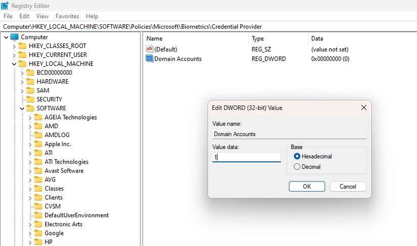 How to Allow or Block Domain Users From Using Biometrics on Windows 11