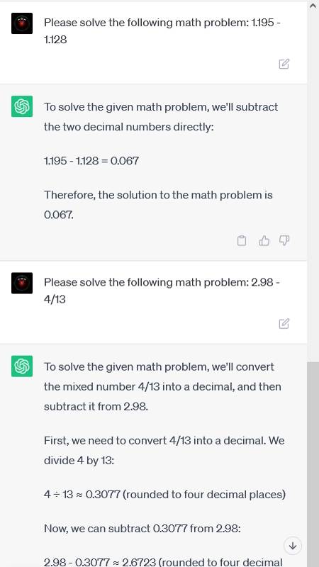 Can ChatGPT Solve Math Problems?