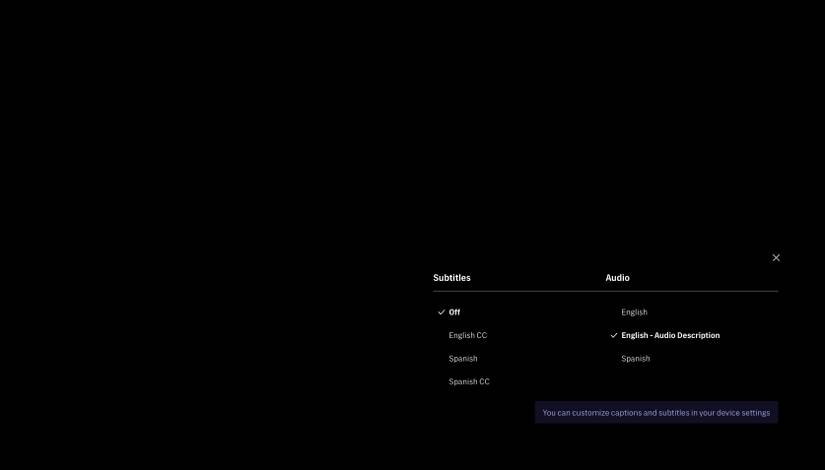 How to Turn Off Audio Description on (HBO) Max