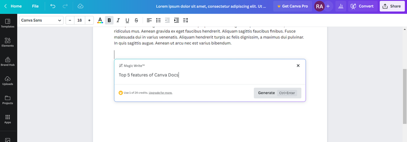 Canva Docs vs. Google Docs vs. Microsoft Word Online: Which One Is ...