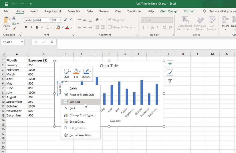 spectacular tips about line plot using matplotlib add... How to Add Axis Titles to Charts in Excel