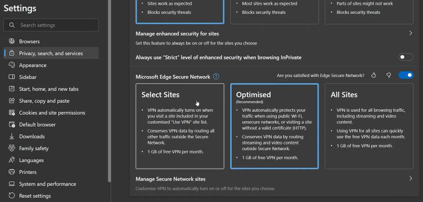 How to Enable the Built-In VPN on Microsoft Edge