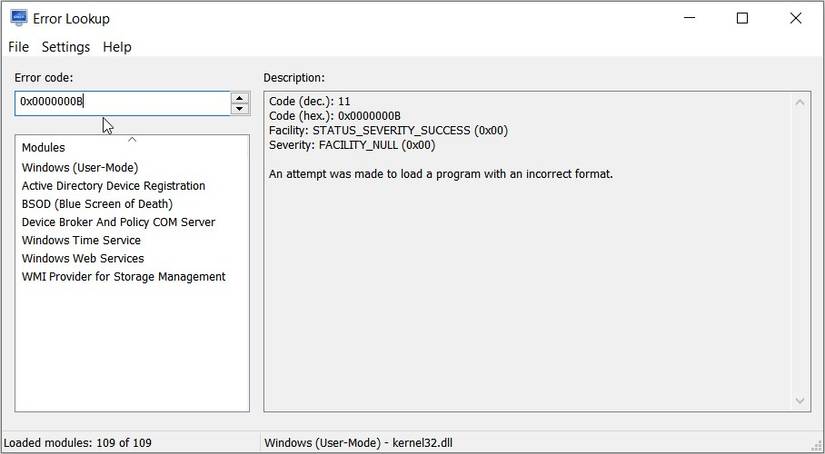The 10 Best Error Lookup Tools for Windows
