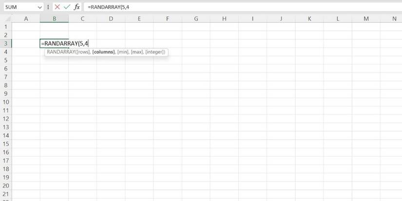 How to Use the RANDARRAY Function to Randomly Sort Data in Excel
