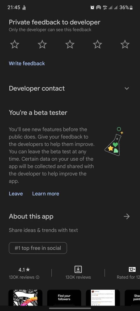 How to Try New Threads Features Before Anyone Else