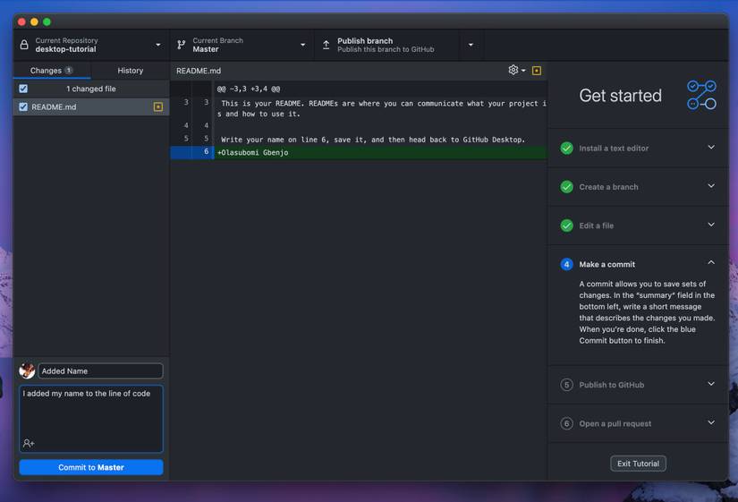 How to Use GitHub Desktop on a Mac
