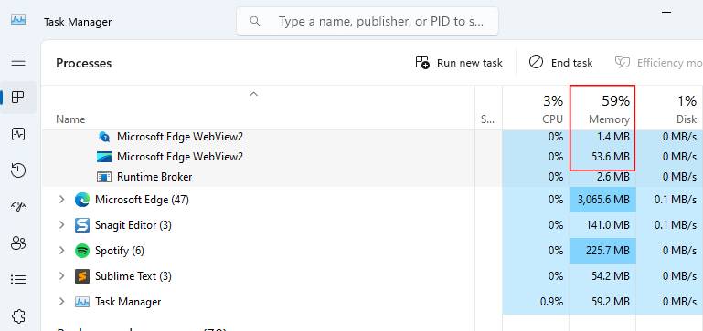 Task Manager Webview2 How to Fix the Microsoft Edge WebView2 Process Consuming Your Windows ...