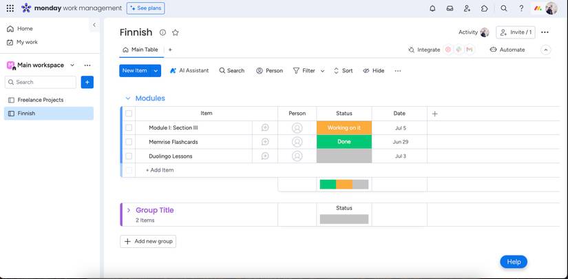 Monday Task Platform 6 Productivity Apps to Use When Learning a New Language